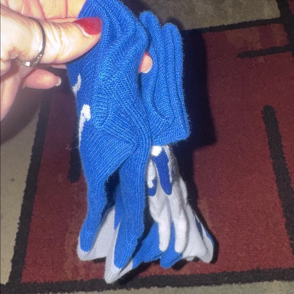 NEW 2‎ Pack Indianapolis Colts Socks